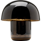 Lampe champignon en acier noir – lampe de table design décorative
