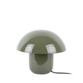 Lampe champignon en métal vert kaki – lampe de table décorative design