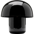Lampe champignon en acier noir – lampe de table design décorative