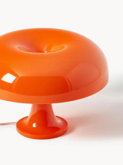 Lampe champignon design orange – lampe de table décorative moderne