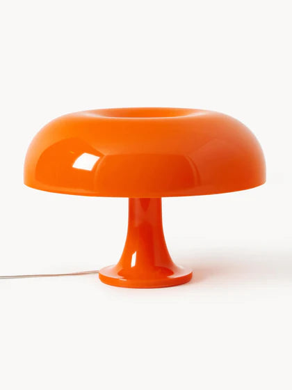 Lampe champignon design orange – lampe de table décorative moderne